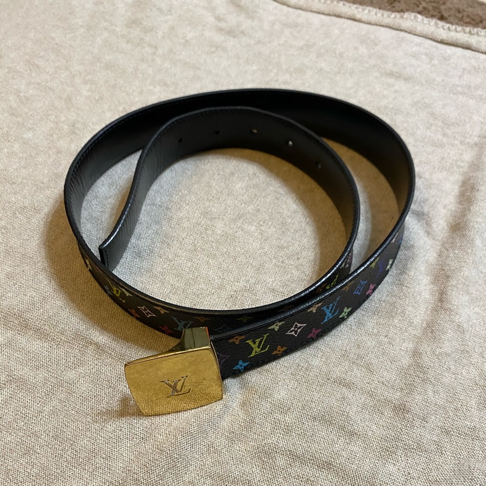 louis vuitton multicolor belt